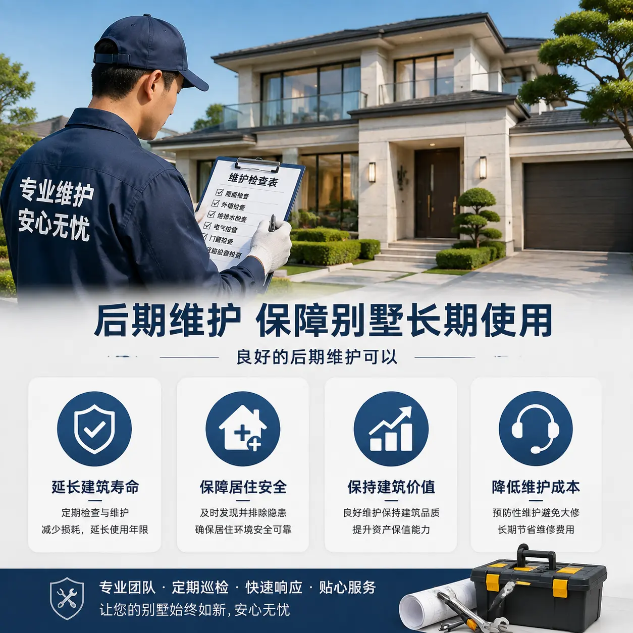 别墅建造公司推荐： 安龙 施工质量的关键要素