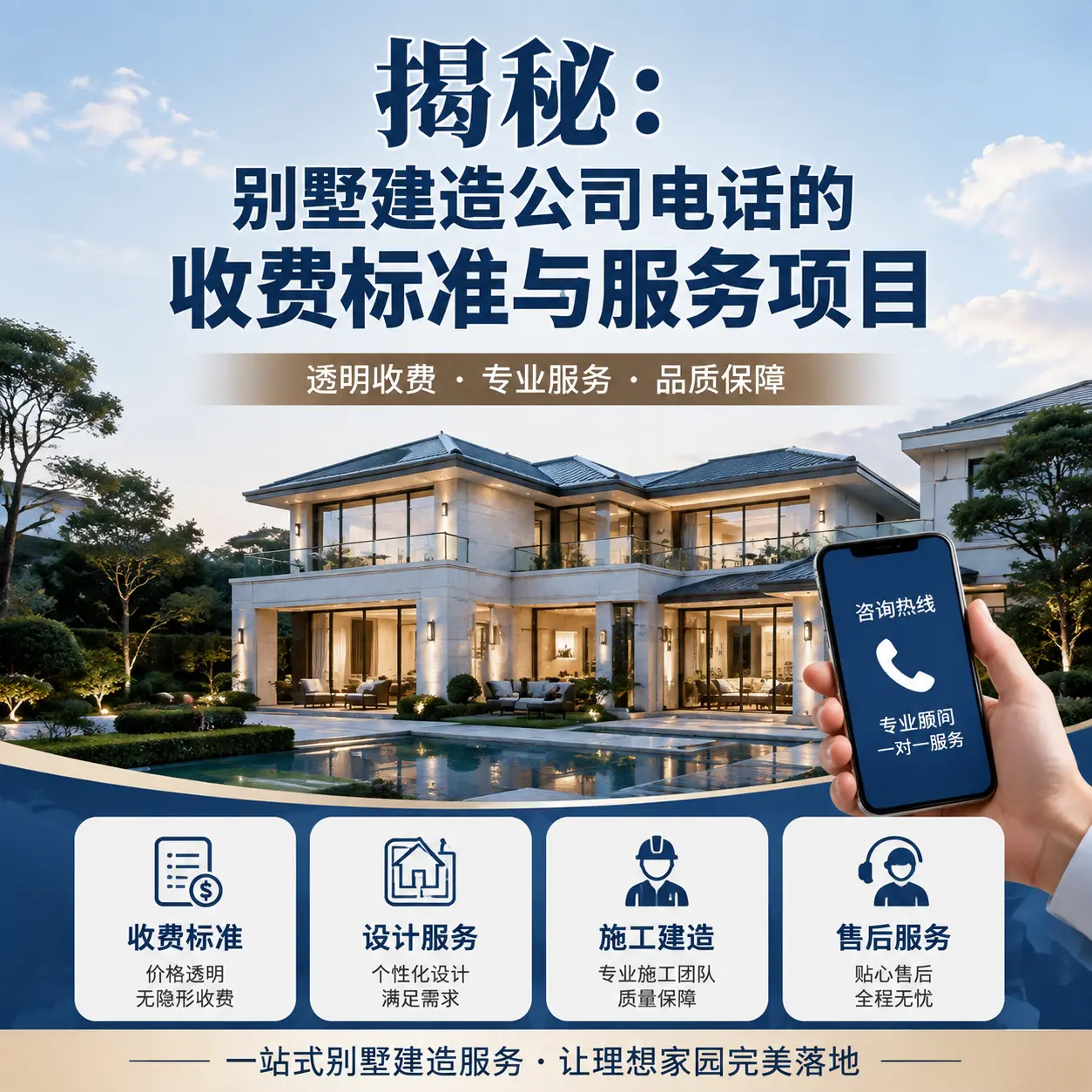 揭秘：安龙别墅建造公司电话的收费标准与服务项目