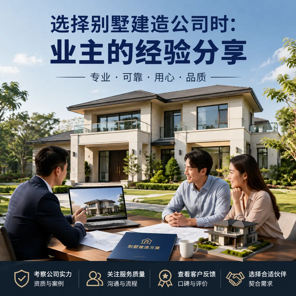 选择别墅建造公司时： 安龙 业主的经验分享