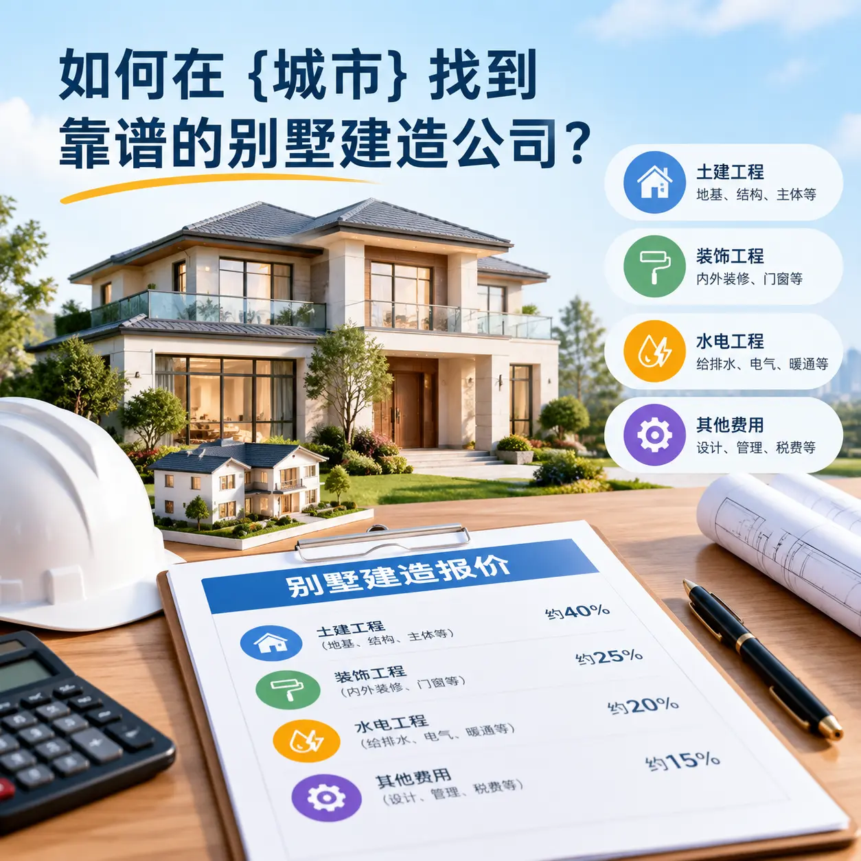 如何在 安龙 找到靠谱的别墅建造公司？