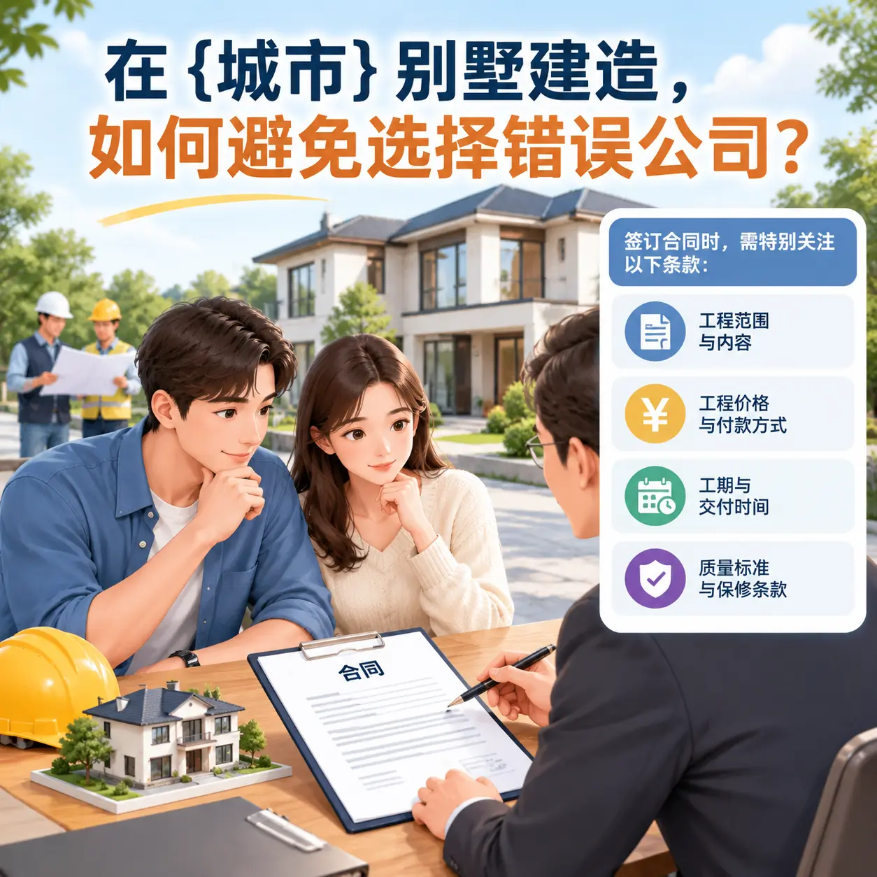 在 安龙 别墅建造，如何避免选择错误公司？