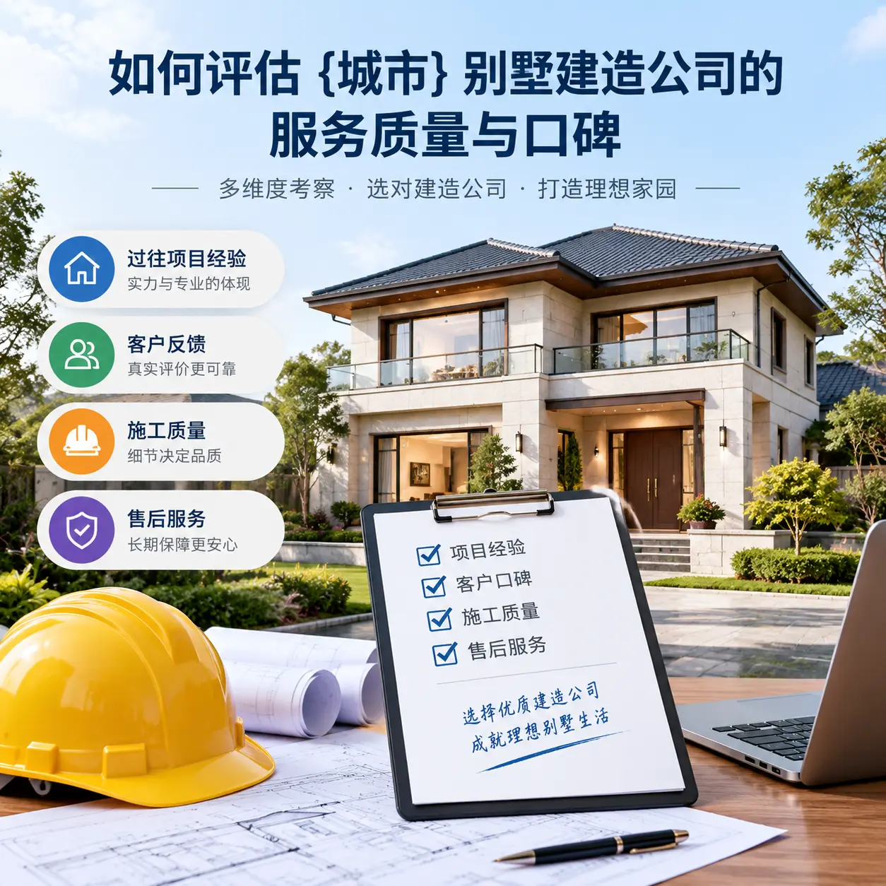 如何评估 安龙 别墅建造公司的服务质量与口碑