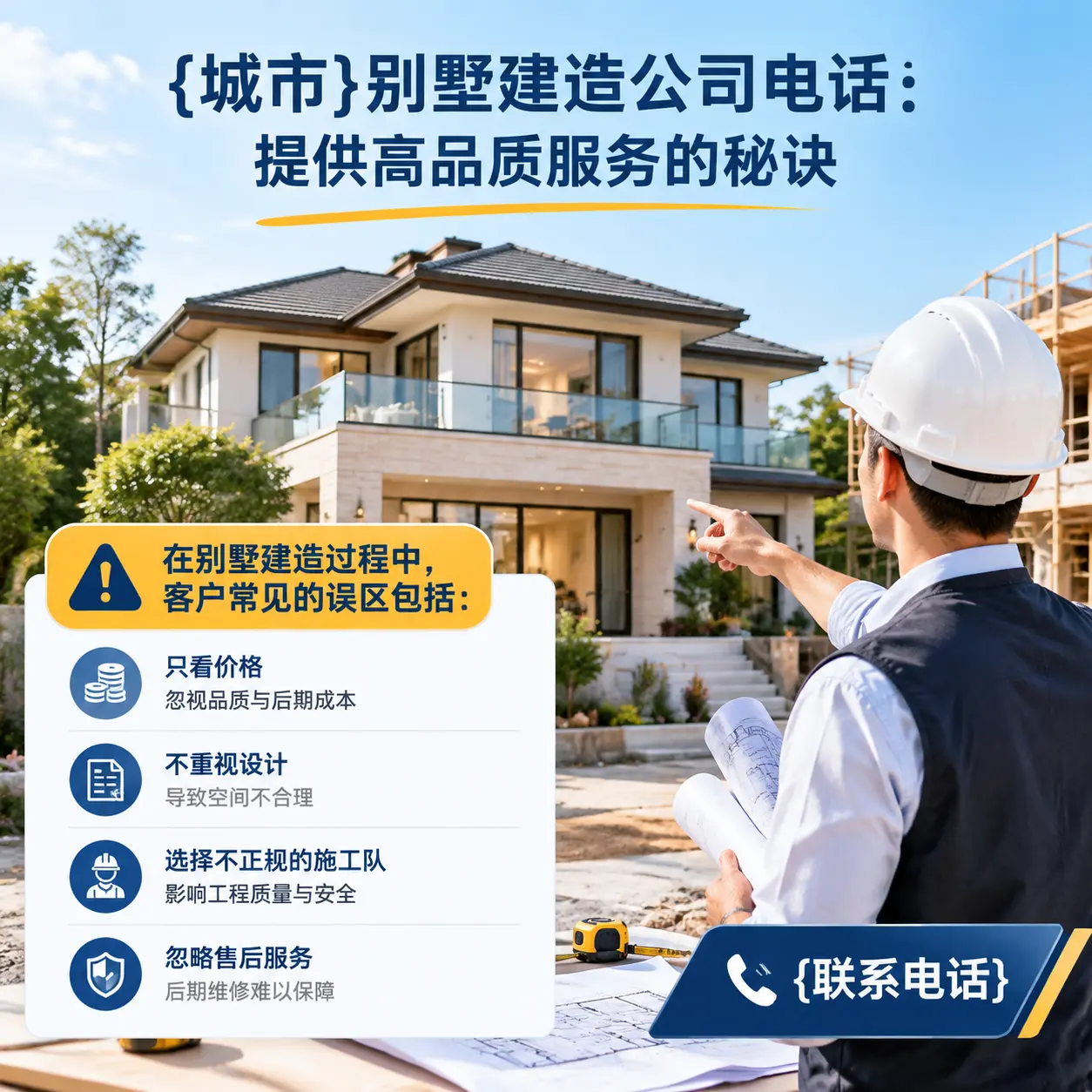 安龙别墅建造公司电话：提供高品质服务的秘诀