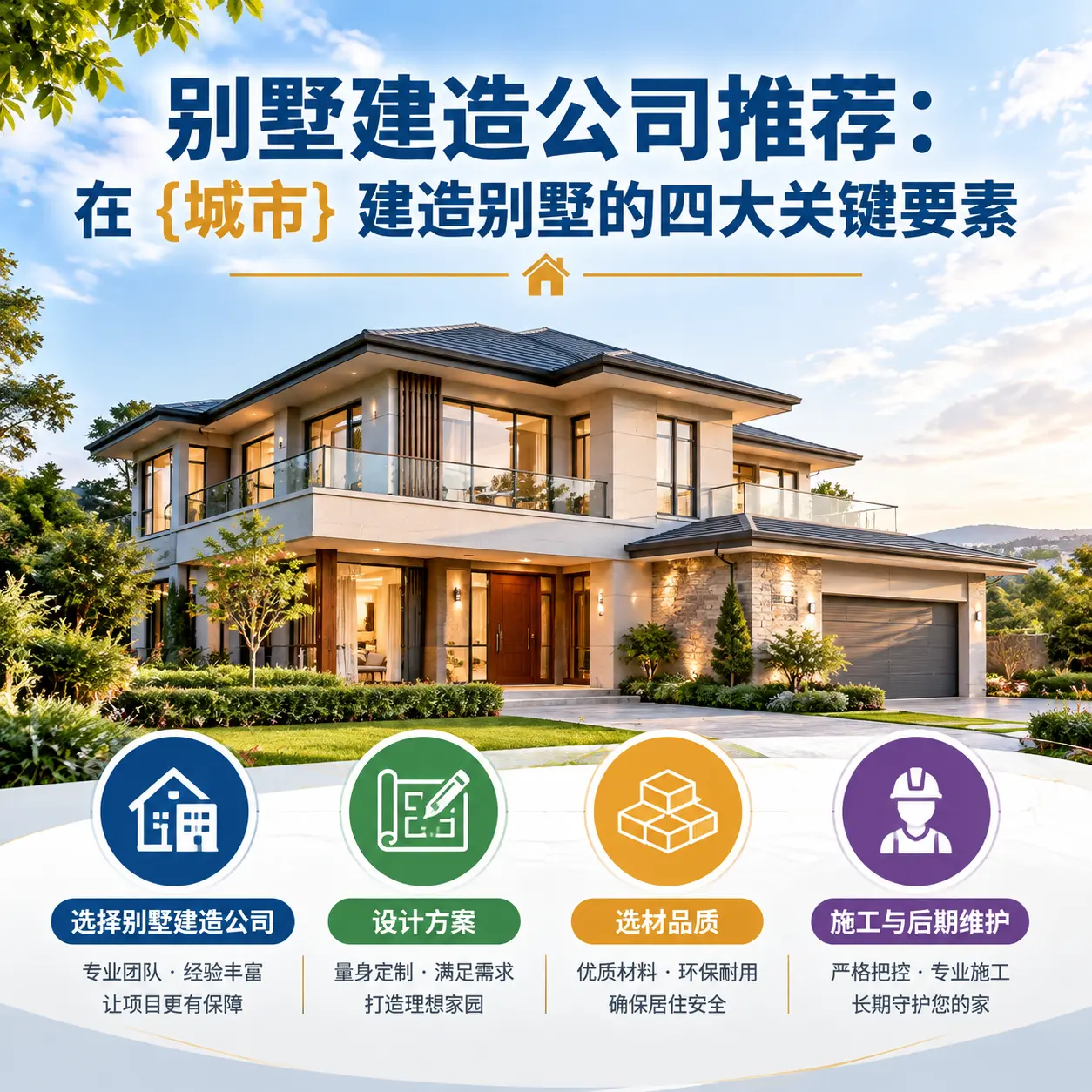 别墅建造公司推荐：在 安龙 建造别墅的四大关键要素