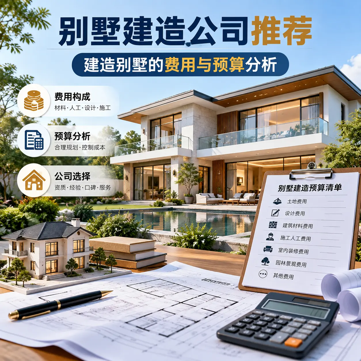 别墅建造公司推荐： 安龙 建造别墅的费用与预算分析