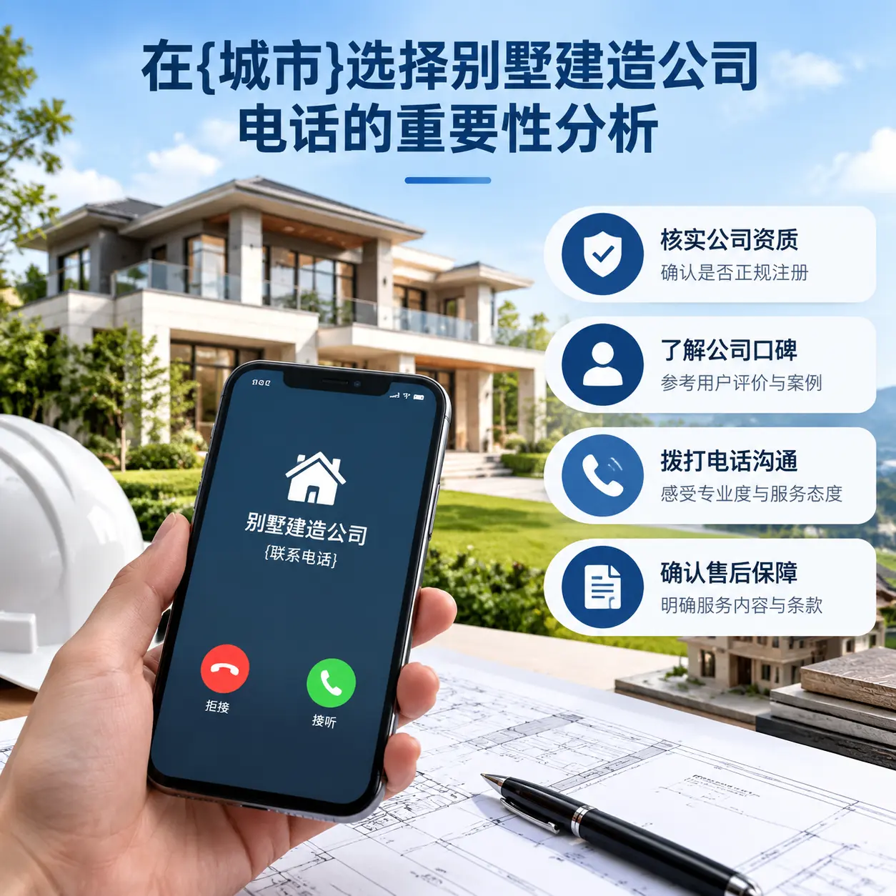 在安龙选择别墅建造公司电话的重要性分析