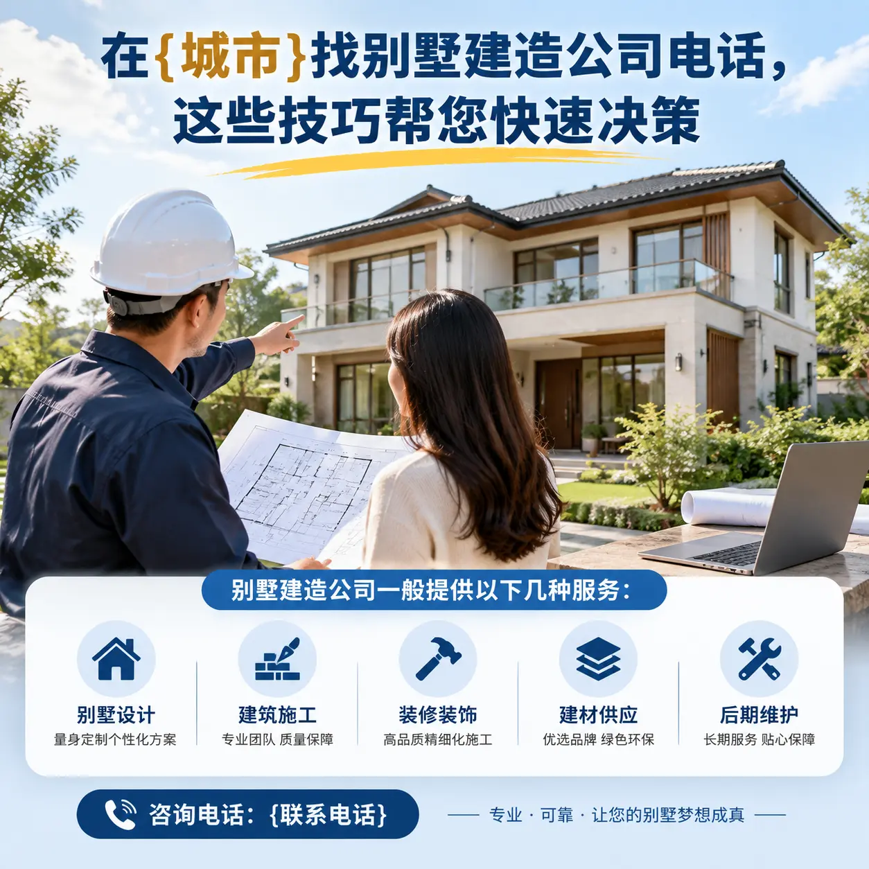 在安龙找别墅建造公司电话，这些技巧帮您快速决策