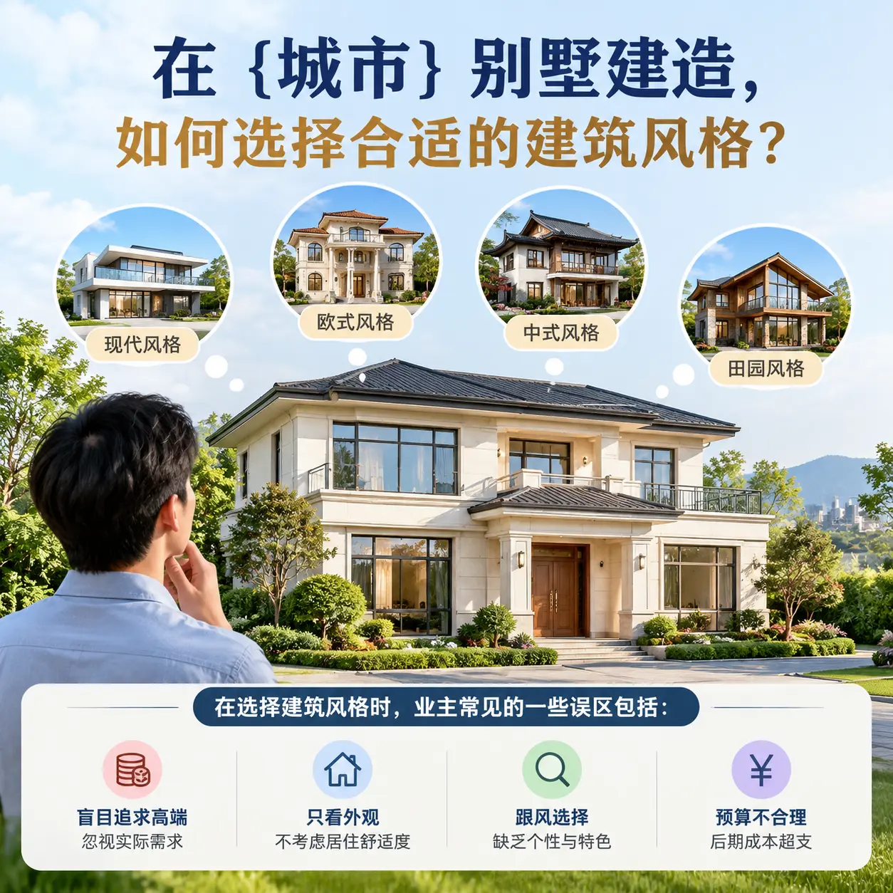 在 安龙 别墅建造，如何选择合适的建筑风格？