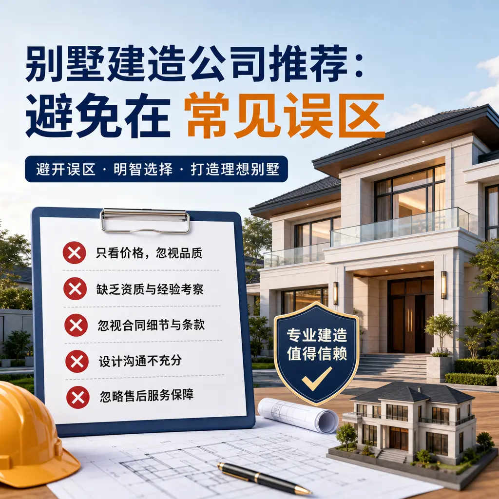 别墅建造公司推荐:避免在 安龙 的常见误区