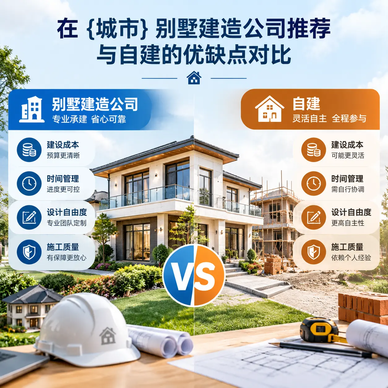 在 安龙 别墅建造公司推荐与自建的优缺点对比
